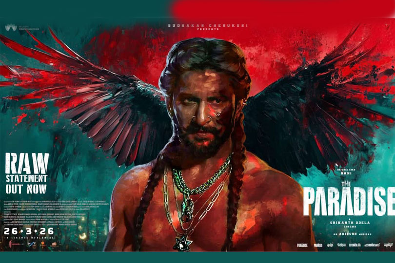 നാനി- ശ്രീകാന്ത് ഒഡേല ചിത്രം 'ദ പാരഡൈസ്' ഗ്ലിമ്പ്സ് വീഡിയോ പുറത്ത്

